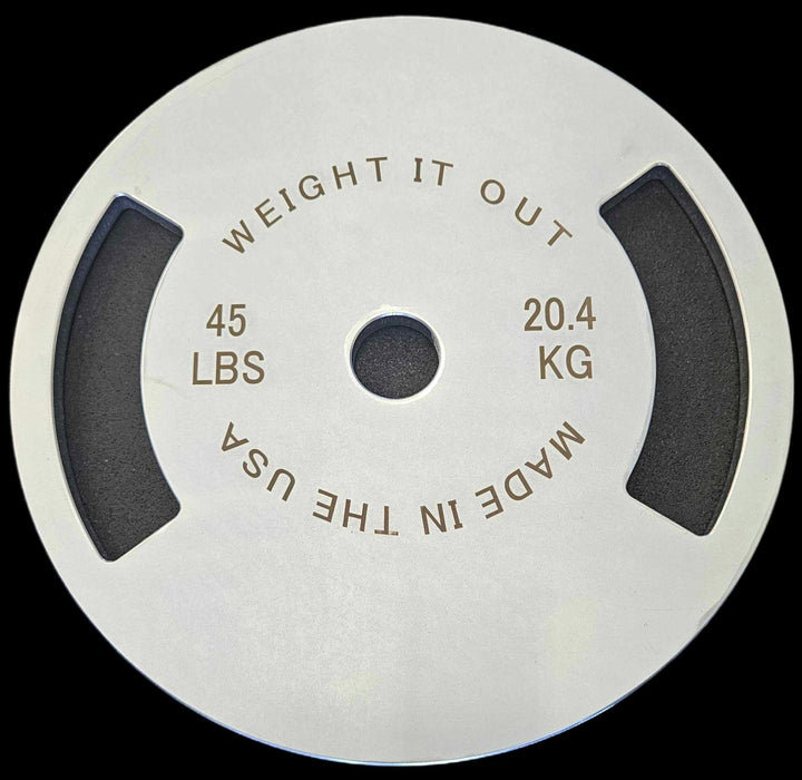 Solid Steel Calibrated Weight Plate Sets - Sweatfully
