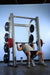 Smith Machine(85", 93") - Muscle D Fitness - Commercial Grade Smith Machine Plate Storage Black Silver - Sweatfully