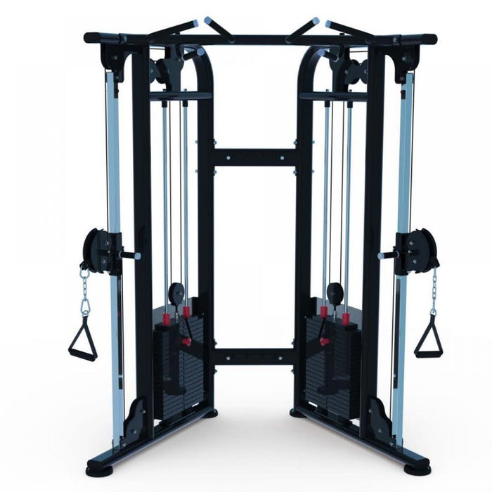 Megatron Dual Adjustable Pulley (88" & 95" height) - Muscle D Fitness - Functional Pull-Up Bar - Adjustable Height - Sweatfully