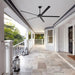 72 Inch 84 Inch Winni All-Aluminum IPX4 Outdoor Ceiling Fan with Remote Control - Sweatfully
