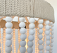 Very Large Farmhouse Beaded Chandelier Pendant Light - Sweatfully