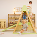 Avenlur Bush 6-in-1 Indoor Wooden Jungle Gym Climber – Montessori Toddler Playset with Slide, Rock Wall, Ladder & More - Sweatfully