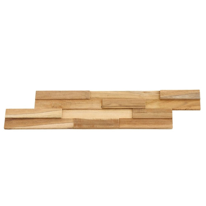 Farmhouse Rustic Teak 3D Wall Panels – (13 sq ft) - Sweatfully
