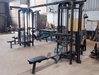 8 Stack Megatron Standard Jungle Gym - 2 Colors - Muscle D Fitness - Black/Silver, Lat Pulldown, Pull-up, Low Row, Single/Double Pulleys - Sweatfully