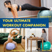 Pregnancy Ball for Maternity, Labor and Birth.  Includes Pregnancy Guide.  (Aqua) - Sweatfully