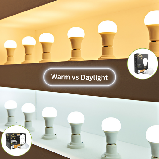 Ujamaa 100w Watt Equivalent LED Dimmable Light Bulbs (Daylight White) - 6-Pack - Sweatfully