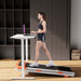 DeerRun Z10 12% Auto Incline Smart Walking Pad Treadmill with remote control-Orange - Sweatfully