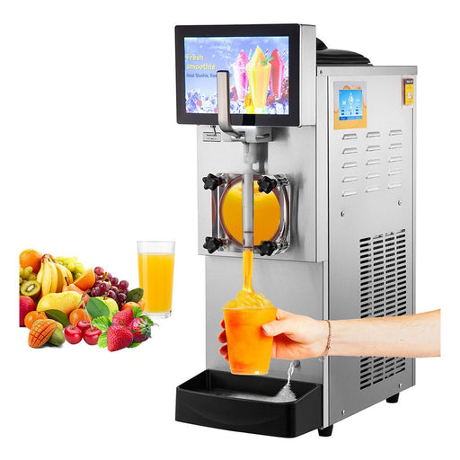 8L Commercial Single Frozen Margarita Ice Slushy Drink Maker Machine, 1050W (97420618) - Sweatfully