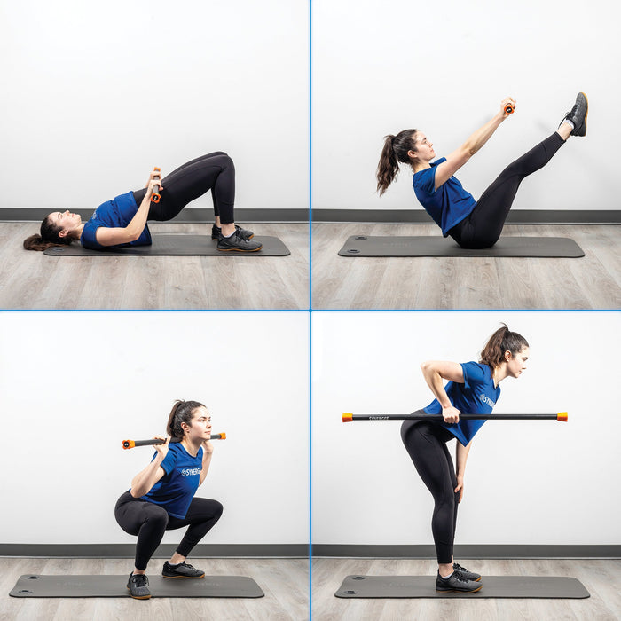Synergee Weighted Workout Bars - Sweatfully