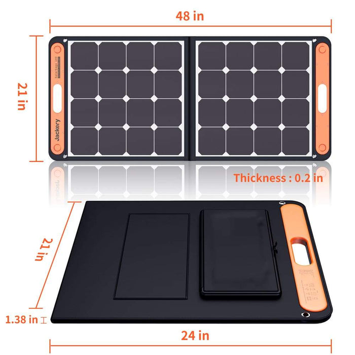 Jackery SolarSaga 100W Solar Panel - Sweatfully