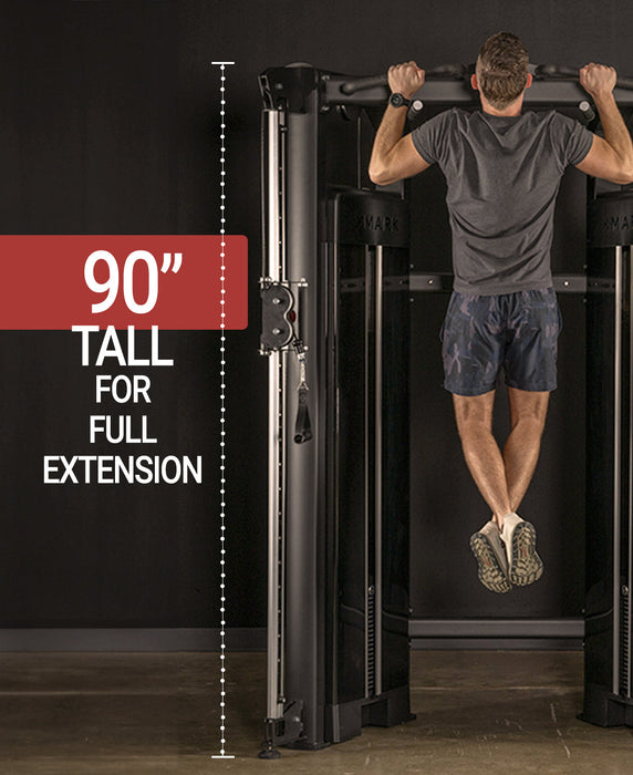 XMARK Functional Trainer With Dual 230 lb Weight Stacks FT-9040 - Sweatfully