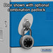 Salsbury 12" Wide Ten Tier Plastic Locker - 1 Wide - 6 Feet High - 18 Inches Deep - Blue - Assembled - Sweatfully