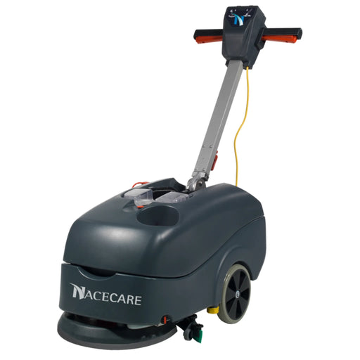 NaceCare 16" Compact Automatic Scrubber with Pad Driver – Electric Walk Behind - Sweatfully