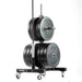 XMARK Commercial Bumper Plate Tree on Castors with Dual Bar Holders XM-9057 - Sweatfully