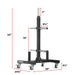 XMARK Commercial Bumper Plate Tree on Castors with Dual Bar Holders XM-9057 - Sweatfully