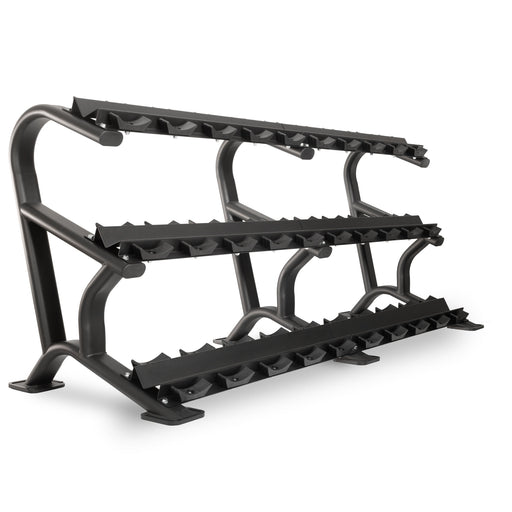 XMARK Commercial Dumbbell Rack with 10 or 15 Pair Option XM-9102 - Sweatfully