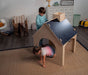 Evergreen- Children's Playhouse with Chalkboard Roof - Sweatfully