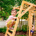 Avenlur Hawthorn XL Wooden Outdoor Playset – Slide, Swing, Climbing Wall & Monkey Bars | Backyard Playground Set for Kids - Sweatfully