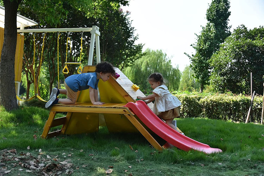 Palm - 5-in-1 Outdoor and Indoor Playground Playset - Sweatfully
