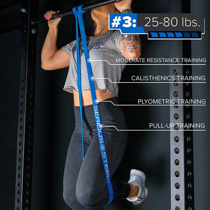 41" Average Resistance Band (50-120 lbs) - Sweatfully