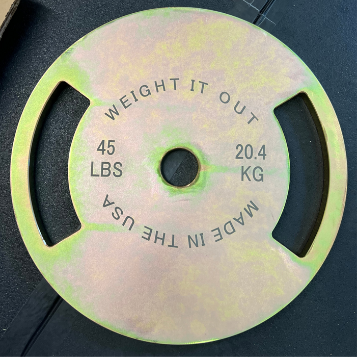 Solid Steel Calibrated Weight Plate Sets - Sweatfully