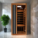 Peak Saunas Aspen 1-Person Indoor FAR Infrared Sauna with Smart WiFi App Control - Sweatfully