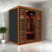 Peak Saunas Matterhorn 3-Person Indoor Full Spectrum Infrared Sauna with Two XL Medical-Grade Red Light Therapy Panels & Smart WiFi App Control - Sweatfully