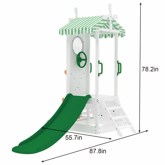 Aloe Outdoor Mini Playset for Toddlers – Water Slide & Backyard Fun - Sweatfully