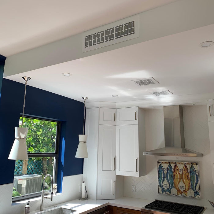 CleanVent Contemporary Pattern - Custom Vent Cover - AC Ceiling Vent - Sweatfully