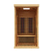Peak Saunas Shasta 1-Person Indoor Full Spectrum Infrared Sauna with XL Medical-Grade Red Light Therapy & Smart WiFi App Control - Sweatfully