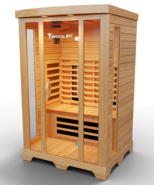 2 Person Home Full Spectrum Infrared Sauna | Medical 4™ - Sweatfully