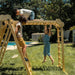 Chestnut 8-in-1 Jungle Gym for Toddlers | Indoor & Outdoor Wooden Playset - Sweatfully