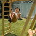 Chestnut 8-in-1 Jungle Gym for Toddlers | Indoor & Outdoor Wooden Playset - Sweatfully