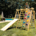 Chestnut 8-in-1 Jungle Gym for Toddlers | Indoor & Outdoor Wooden Playset - Sweatfully