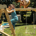 Chestnut 8-in-1 Jungle Gym for Toddlers | Indoor & Outdoor Wooden Playset - Sweatfully