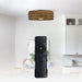 22" Farmhouse Flush Mount Reversible Ceiling Fan with LED Lighting and Remote Control - Sweatfully