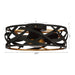 21" Ahmedabad Industrial DC Motor Flush Mount Reversible Ceiling Fan with LED Lighting and Remote Control - Sweatfully