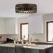 21" Kanpur Farmhouse Flush Mount Reversible Ceiling Fan with LED Lighting and Remote Control - Sweatfully