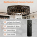 21" Kanpur Farmhouse Flush Mount Reversible Ceiling Fan with LED Lighting and Remote Control - Sweatfully