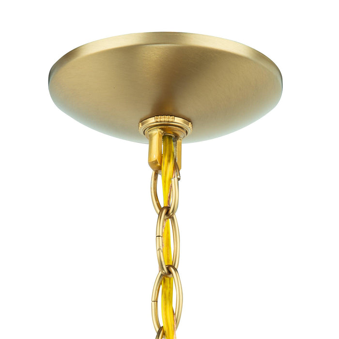 Aaron 12" 2-Light Gold Dimmable Island Pendant Light - Sweatfully