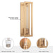 Adelman Gold 1-Light Decorative Dimmable Wall Sconce - Sweatfully