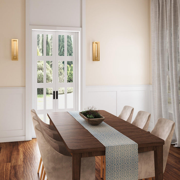 Adelman Gold 1-Light Decorative Dimmable Wall Sconce - Sweatfully