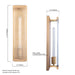 Adelman Gold Metal & Glass 1-Light Dimmable Wall Sconce - Sweatfully