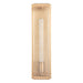Adelman Gold Metal & Glass 1-Light Dimmable Wall Sconce - Sweatfully