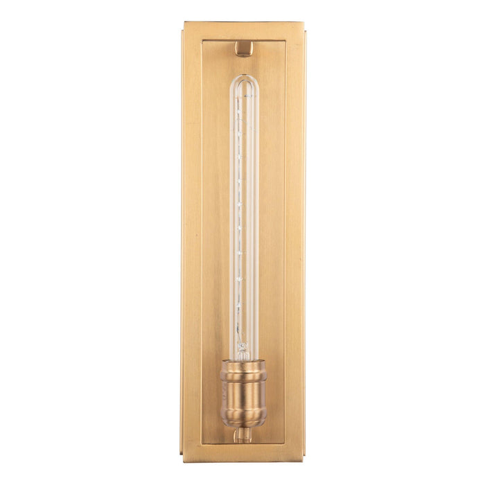 Adelman Gold 1-Light Decorative Dimmable Wall Sconce - Sweatfully