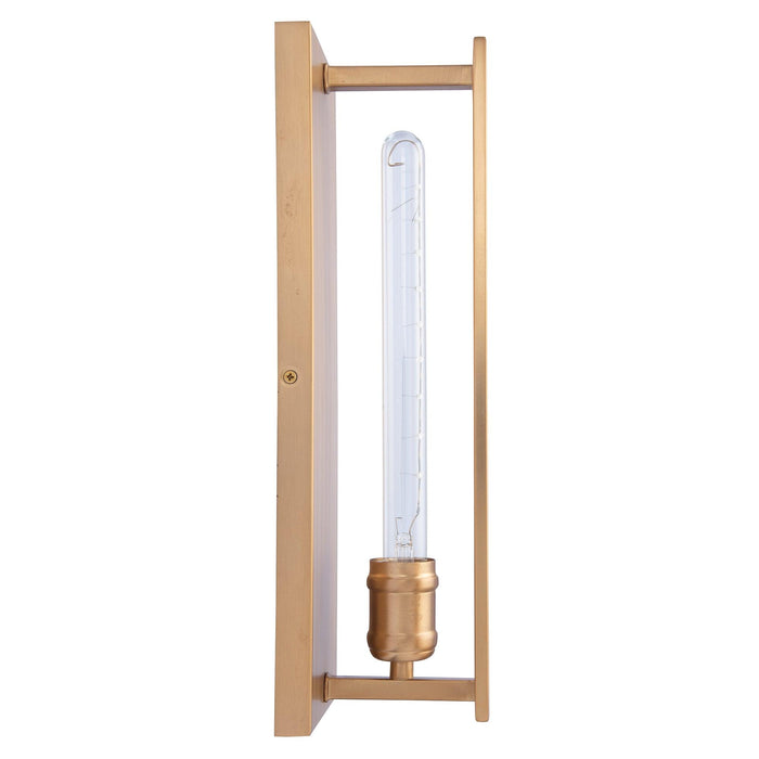 Adelman Gold 1-Light Decorative Dimmable Wall Sconce - Sweatfully