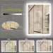 SmartGlow Dimmable LED Frameless Anti-Fog Bathroom Vanity Mirror - Sweatfully
