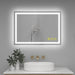 GlareGuard Anti-Fog Bathroom Led Mirror Backlit Illuminated Mirror Touch Switch Dimmable - Sweatfully