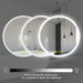 SmartReflect Modern Round LED Dimmable Anti-Fog Frameless Bathroom Vanity Mirror - Sweatfully