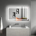 GlareGuard Anti-Fog Bathroom Led Mirror Backlit Illuminated Mirror Touch Switch Dimmable - Sweatfully